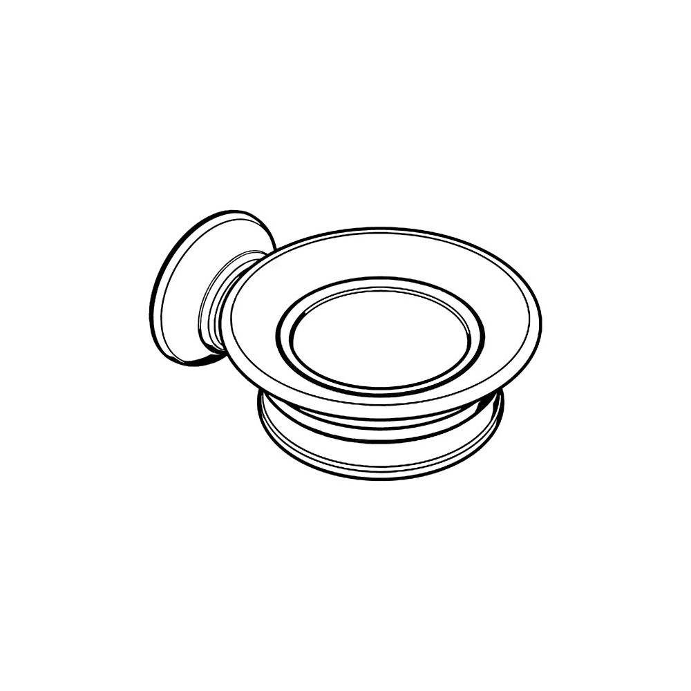 Hansgrohe AXOR Montreux Seifenschale, 107x54x131mm, Porzellan/Metall, Polished Red ... HANSGROHE-42033300 4011097938233 (Abb. 5)