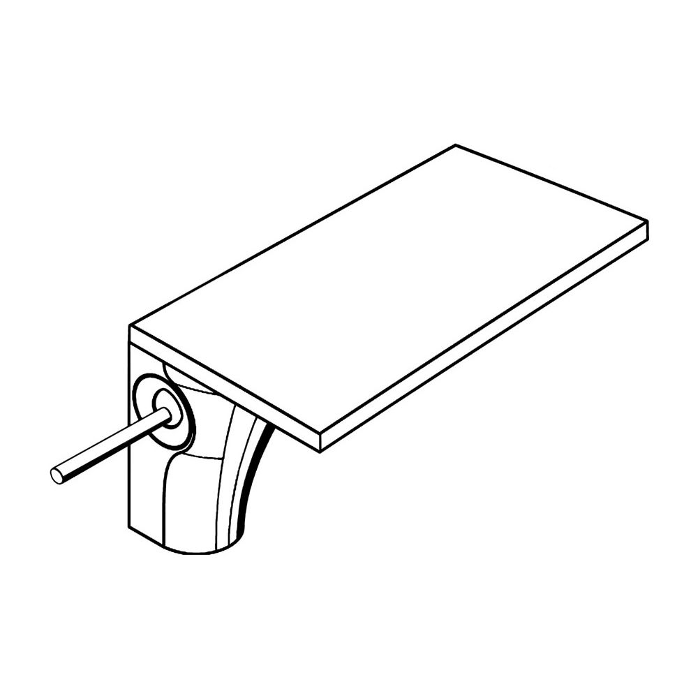 Hansgrohe AXOR Massaud Einhebel-Waschtischmischer 110mm, 4l/min, Ablaufgarnitur, Po... HANSGROHE-18010300 4011097889122 (Abb. 4)