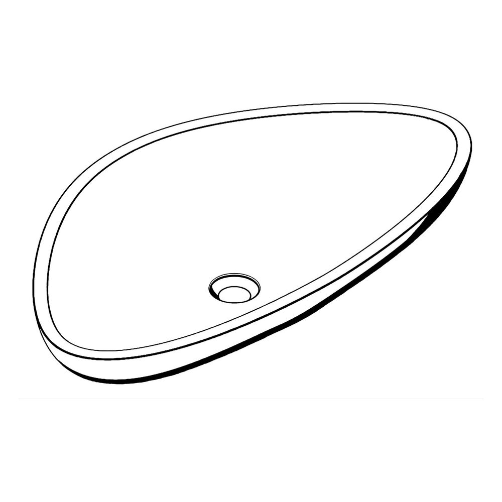 Hansgrohe Waschschüssel AXOR Massaud, Aufsatz, 144x450x800mm, Mineralguss, Weiß... HANSGROHE-42300000 4011097535302 (Abb. 7)