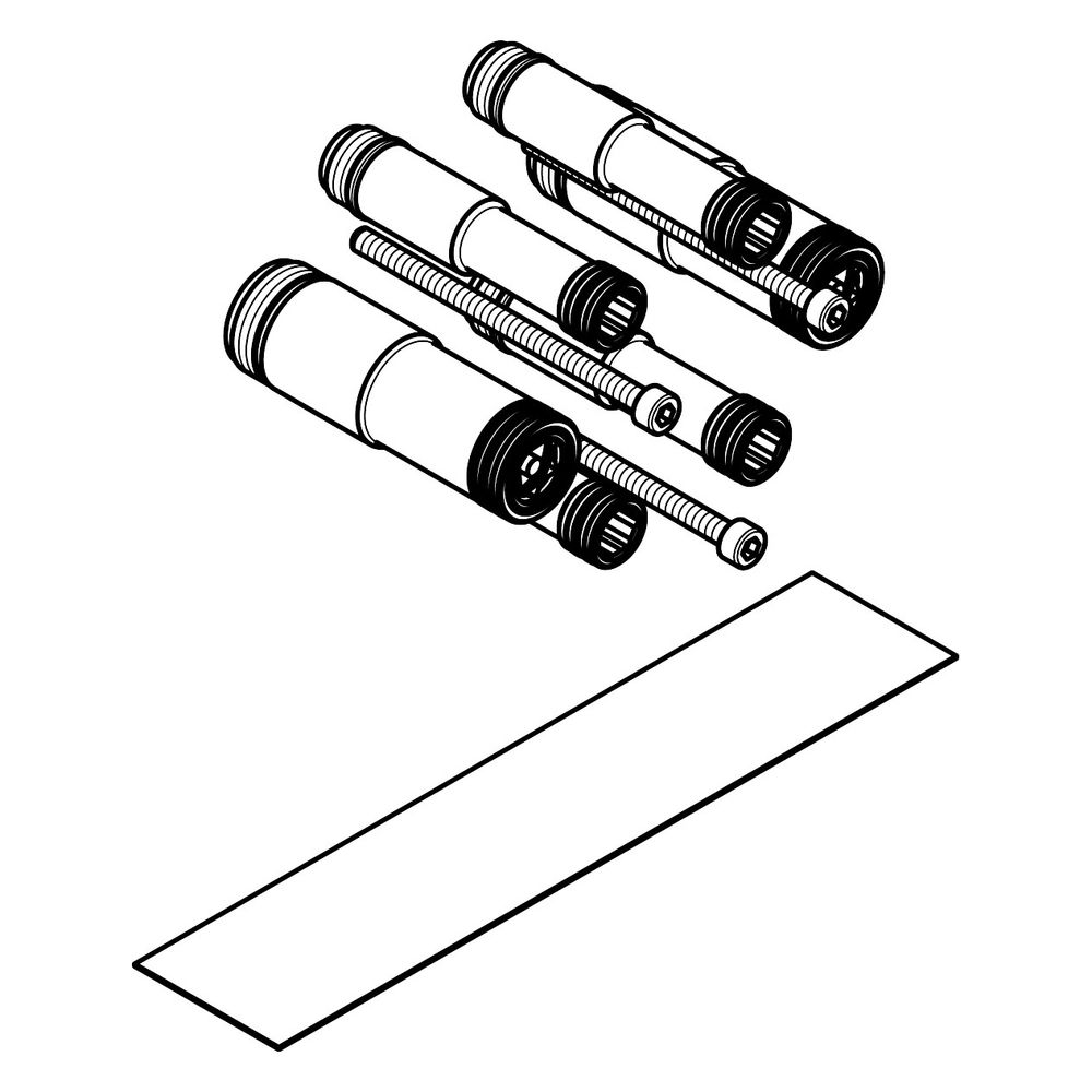 Hansgrohe AXOR One Verlängerung Set 25mm für Grundkörper Thermostatmodul... HANSGROHE-45790000 4011097807980 (Abb. 2)