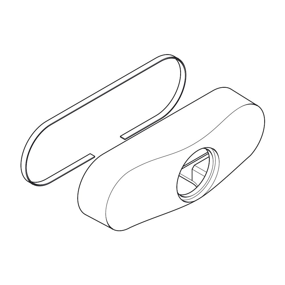hansgrohe Haube für Aufputz-Mischer, Chrom... HANSGROHE-94200000 4011097177168 (Abb. 2)