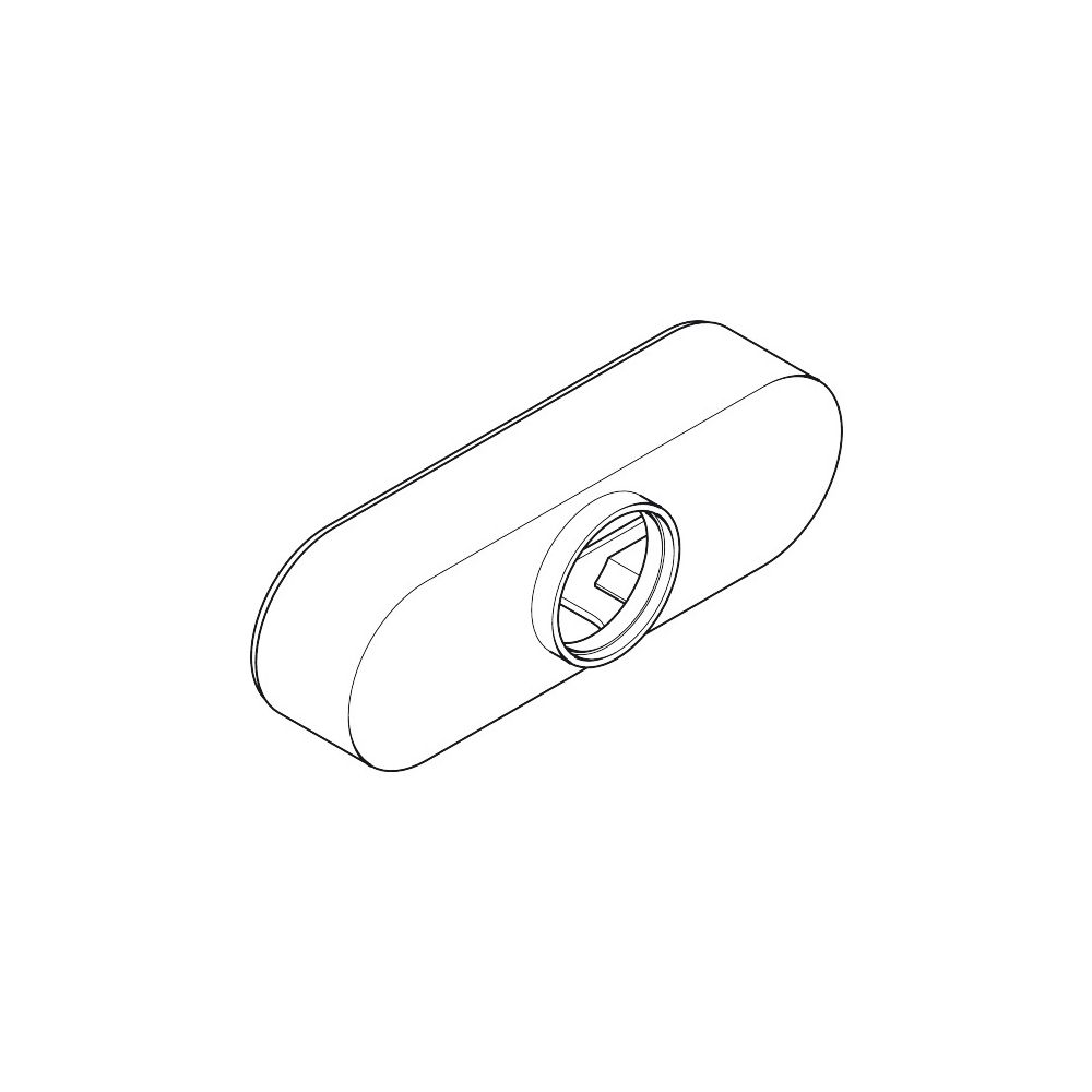 Hansgrohe AXOR Abdeckhaube für Wannen- u. Brausenmischer Aufputz, gelb, 13983480... HANSGROHE-13983480 4011097106427 (Abb. 2)