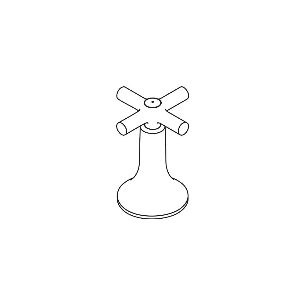 Hansgrohe AXOR Kreuzgriff für Terrano Warmwasser, Chrom, 37292000... HANSGROHE-37292000 4011097382074 (Abb. 2)