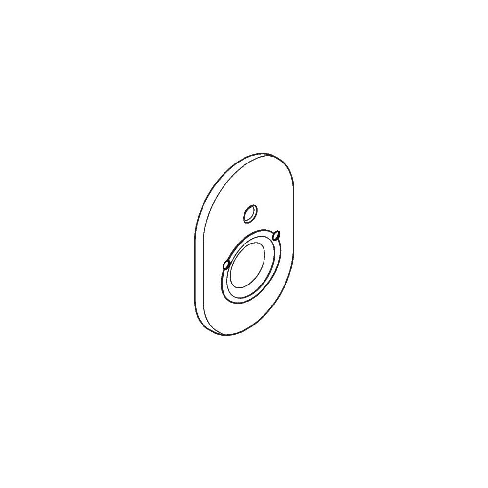 Hansgrohe Rosette für Wannenmischer Unterputz iBox universal, Edelmatt, 95011000... HANSGROHE-95011000 4011097363745 (Abb. 2)
