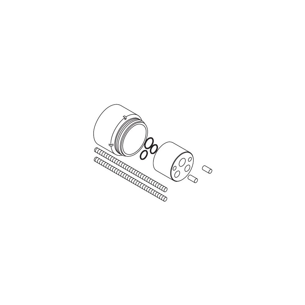 Hansgrohe Talis Verlängerung 250mm zu Fertigset für Brausenmischer Unterputz, 32698... HANSGROHE-32698000 4011097240534 (Abb. 2)