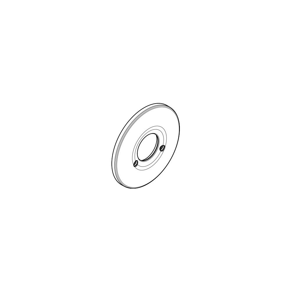 Hansgrohe Rosette für Brausenmischer Unterputz Export, Chrom, 96555000... HANSGROHE-96555000 4011097460710 (Abb. 2)