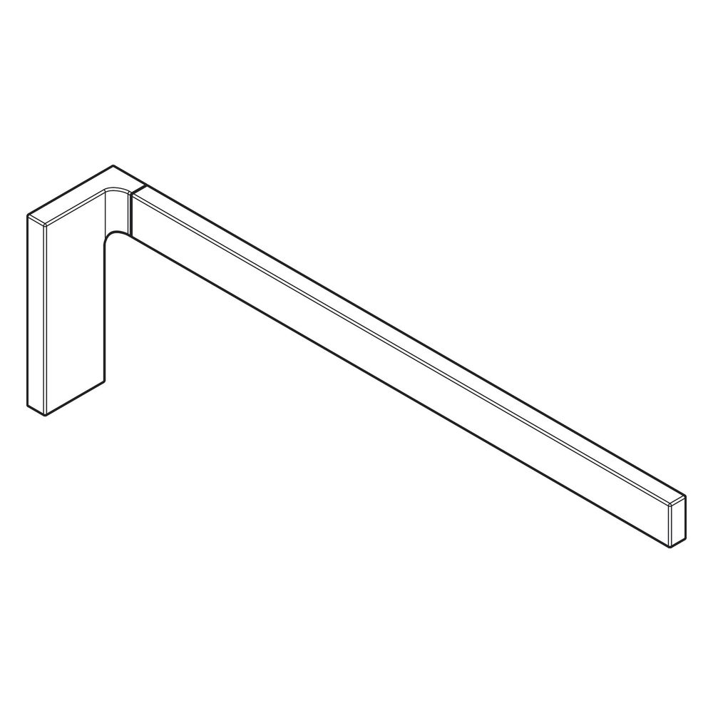 Hansgrohe AXOR Universal Rectangular Handtuchhalter, 380mm, Metall, Brushed Bronze... HANSGROHE-42626140 4059625423288 (Abb. 5)