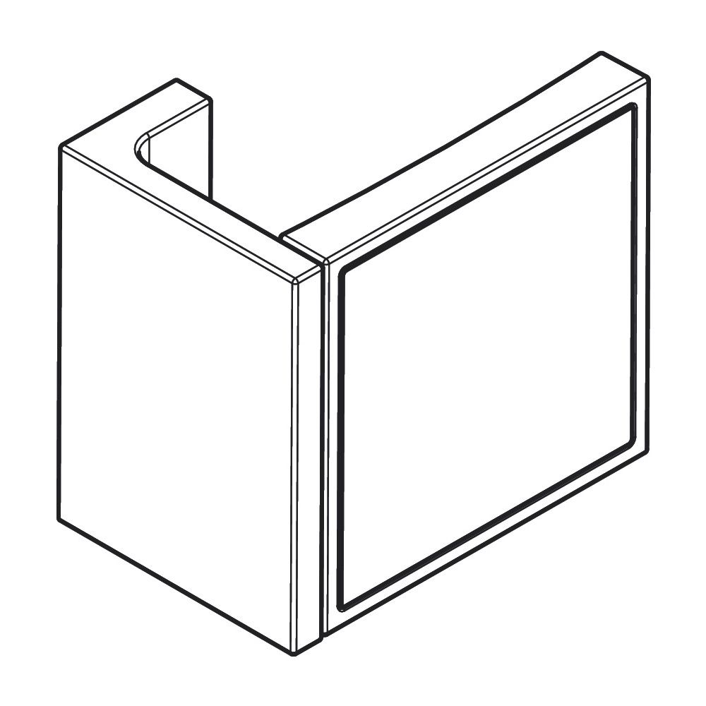 Hansgrohe AXOR Universal Rectangular Rasierspiegel, Wandmontage, neigbar, 120x110x8... HANSGROHE-42649310 4059625423745 (Abb. 4)