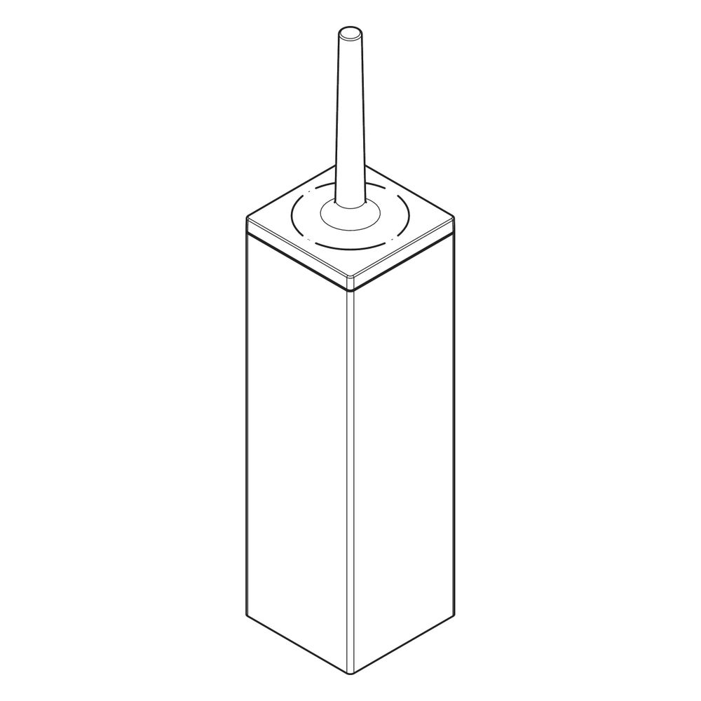 Hansgrohe AXOR Universal Rectangular Toilettenbürstenhalter, Wandmontage, Brushed B... HANSGROHE-42655340 4059625424384 (Abb. 3)
