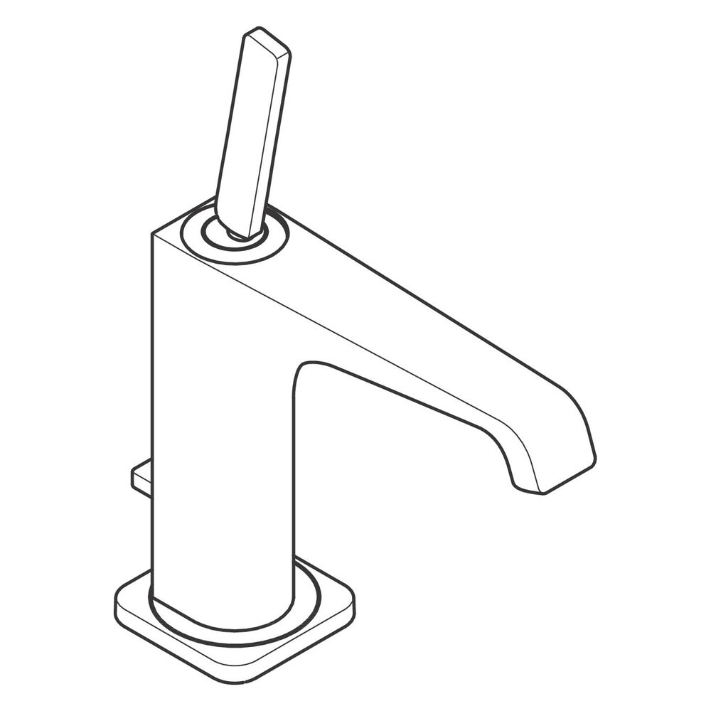 Hansgrohe AXOR Citterio E Einhebel-Waschtischmischer 130mm, Pin-Griff, Zugstangen-A... HANSGROHE-36100800 4011097818030 (Abb. 7)