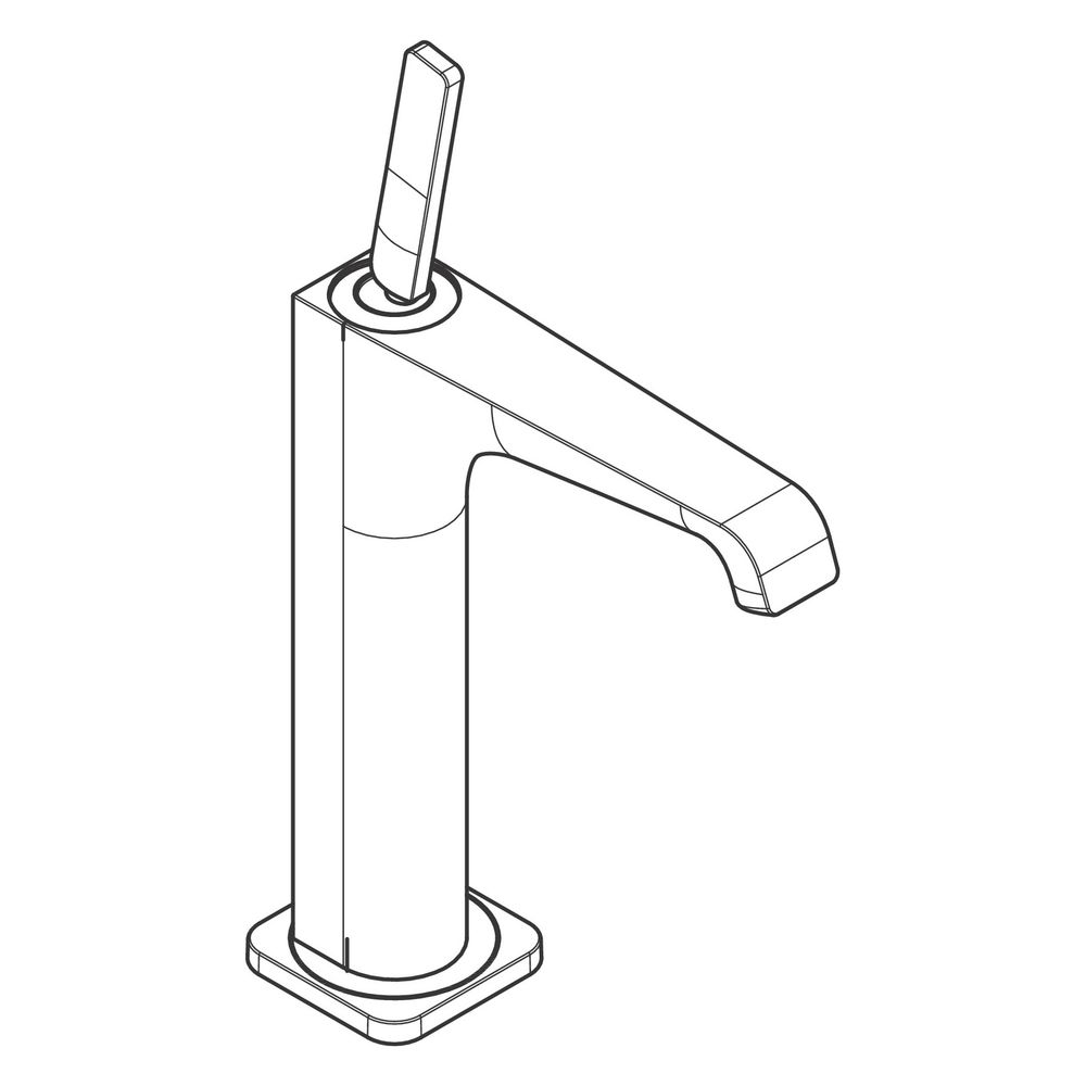 Hansgrohe AXOR Citterio E Einhebel-Waschtischmischer 190mm, Pin-Griff, Ablaufgarnit... HANSGROHE-36103310 4011097818528 (Abb. 4)