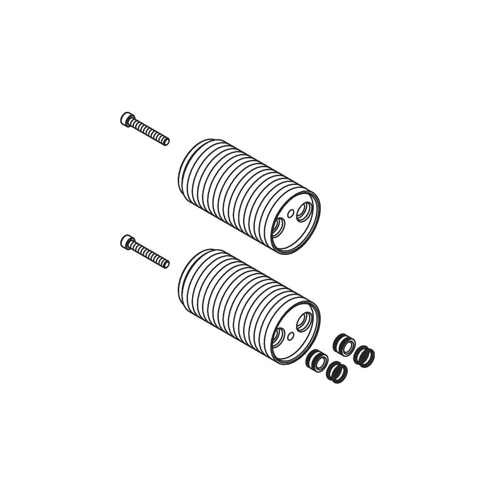 Hansgrohe AXOR Starck Verlängerungsset 80mm, Metall... HANSGROHE-13608000 4059625443118 (Abb. 2)