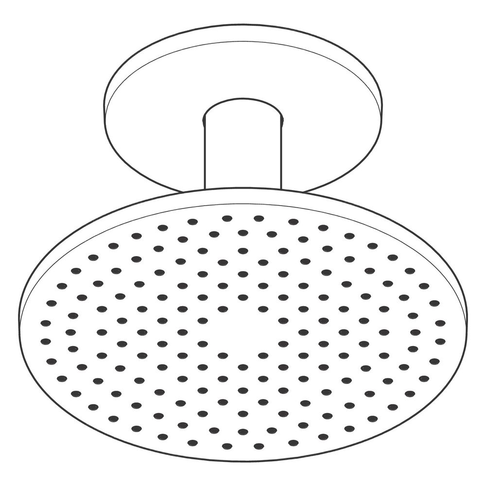 Hansgrohe AXOR ShowerSolutions Kopfbrause 250mm, 19l/min, 1jet, Deckenanschluss, Br... HANSGROHE-35286140 4059625239780 (Abb. 4)