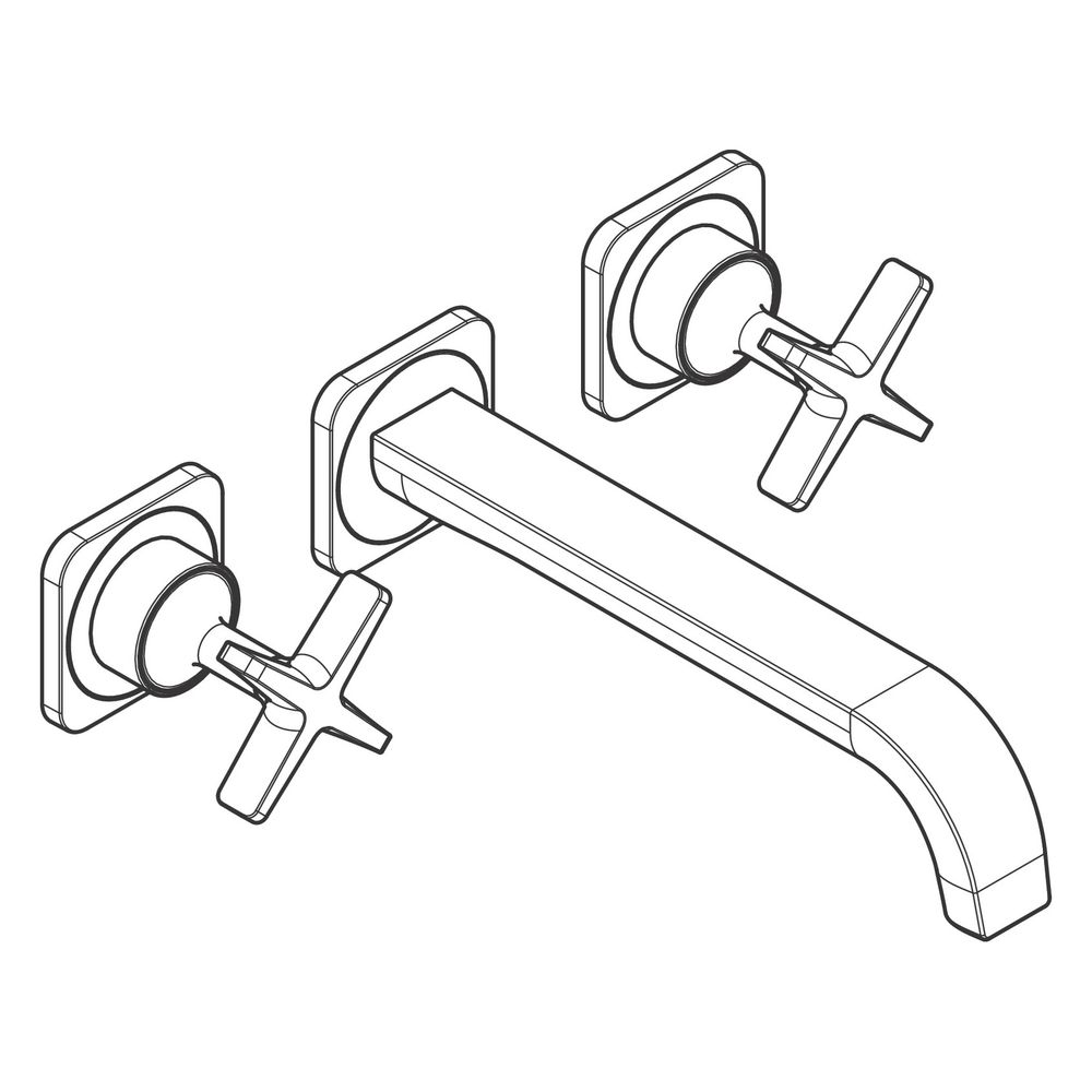 Hansgrohe AXOR Citterio E 3-Loch Waschtischarmatur Unterputz für Wandmontage, Ausla... HANSGROHE-36107990 4011097827049 (Abb. 4)