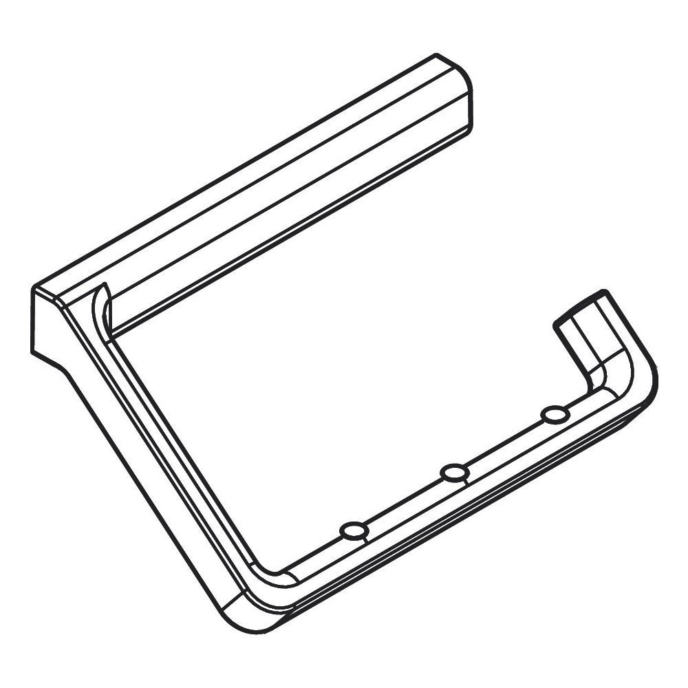 Hansgrohe AXOR Universal Softsquare Toilettenpapierhalter, Polished Black Chrome... HANSGROHE-42846330 4059625094945 (Abb. 5)