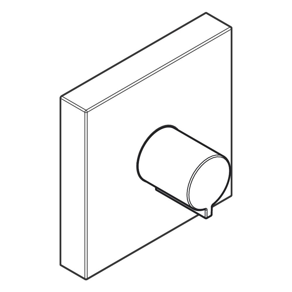 Hansgrohe AXOR ShowerSolutions Absperrventil 120x120mm, Unterputz eckig, DN 15/DN 2... HANSGROHE-10972820 4011097865652 (Abb. 4)