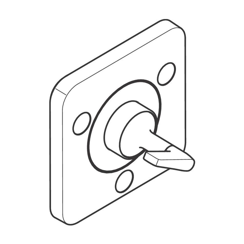 Hansgrohe AXOR Ab- und Umstellventil Citterio E Trio, Quattro 120x120mm, UP, DN 15,... HANSGROHE-36772140 4011097907543 (Abb. 3)