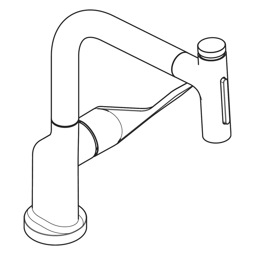 Hansgrohe AXOR Citterio Einhebel-Küchenmischer Select 230mm, 7l/min, 2jet, Ausziehb... HANSGROHE-39862140 4059625202395 (Abb. 4)