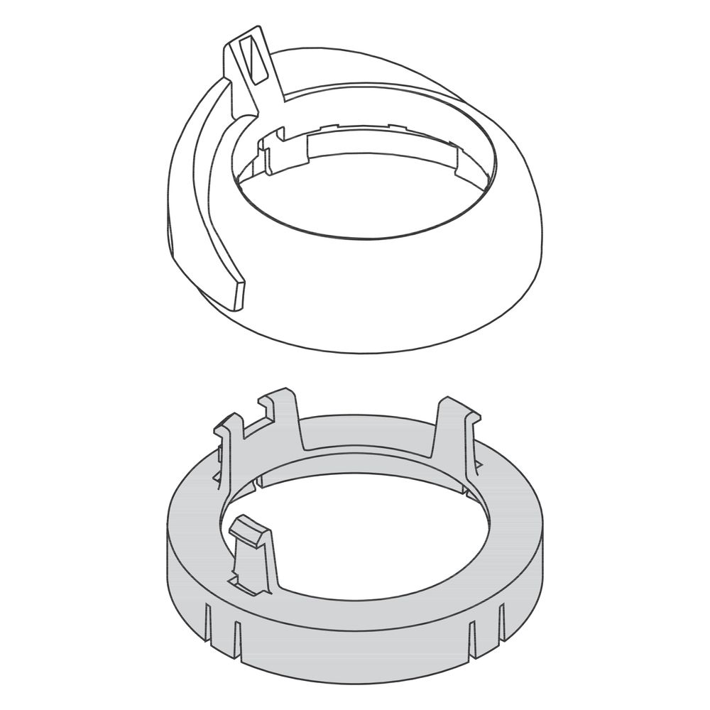 Hansgrohe AXOR Abdeckkappe für Uno, Chrom, 96395000... HANSGROHE-96395000 4011097365930 (Abb. 2)