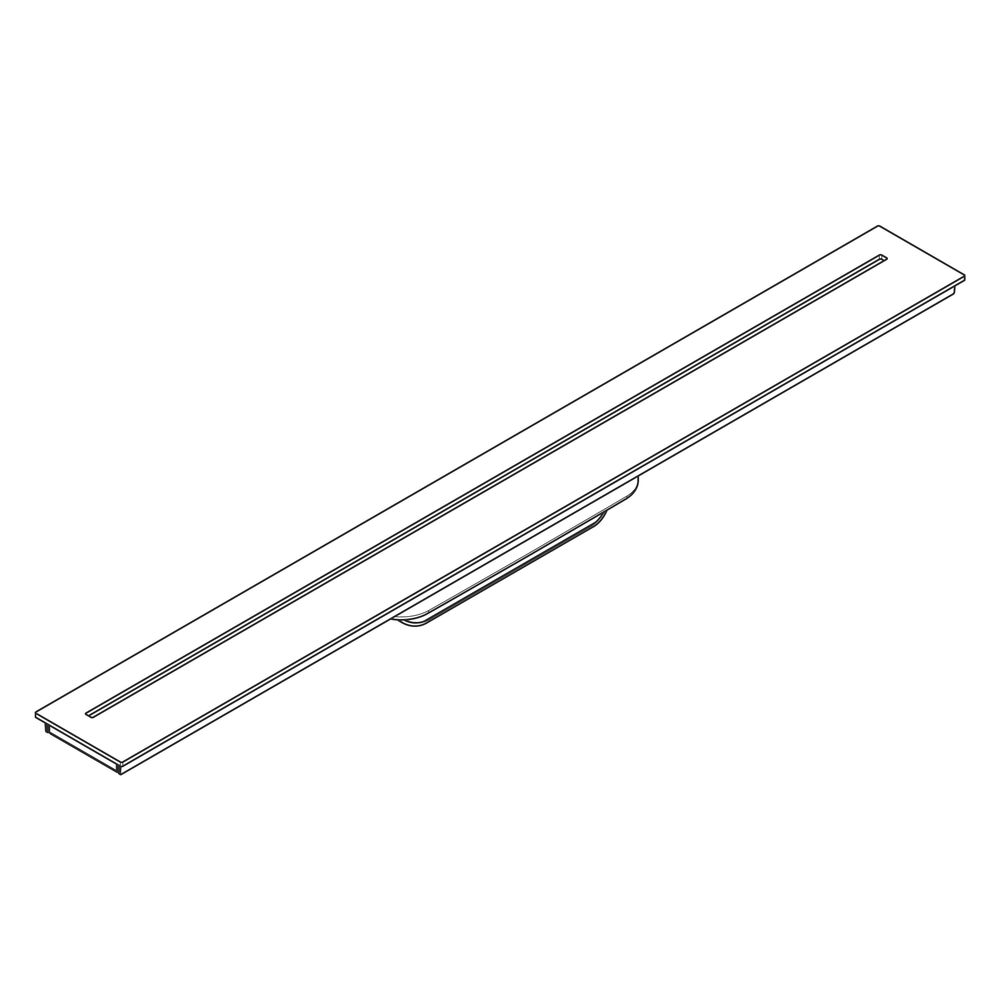 Hansgrohe AXOR Drain Fertigset Duschrinne 700mm, 53l/min, Polished Black Chrome... HANSGROHE-42520330 4059625496206 (Abb. 5)