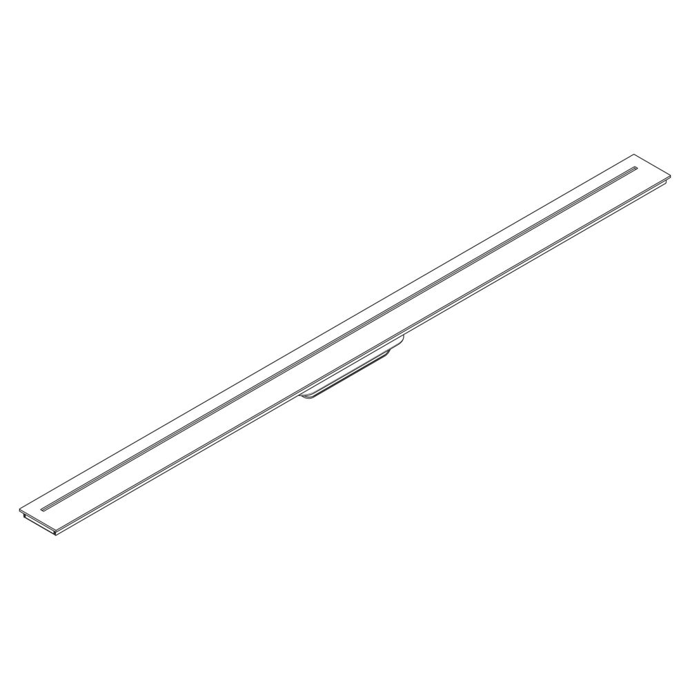 Hansgrohe AXOR Drain Fertigset Duschrinne 1200mm, 53l/min, Polished Black Chrome... HANSGROHE-42524330 4059625496435 (Abb. 5)