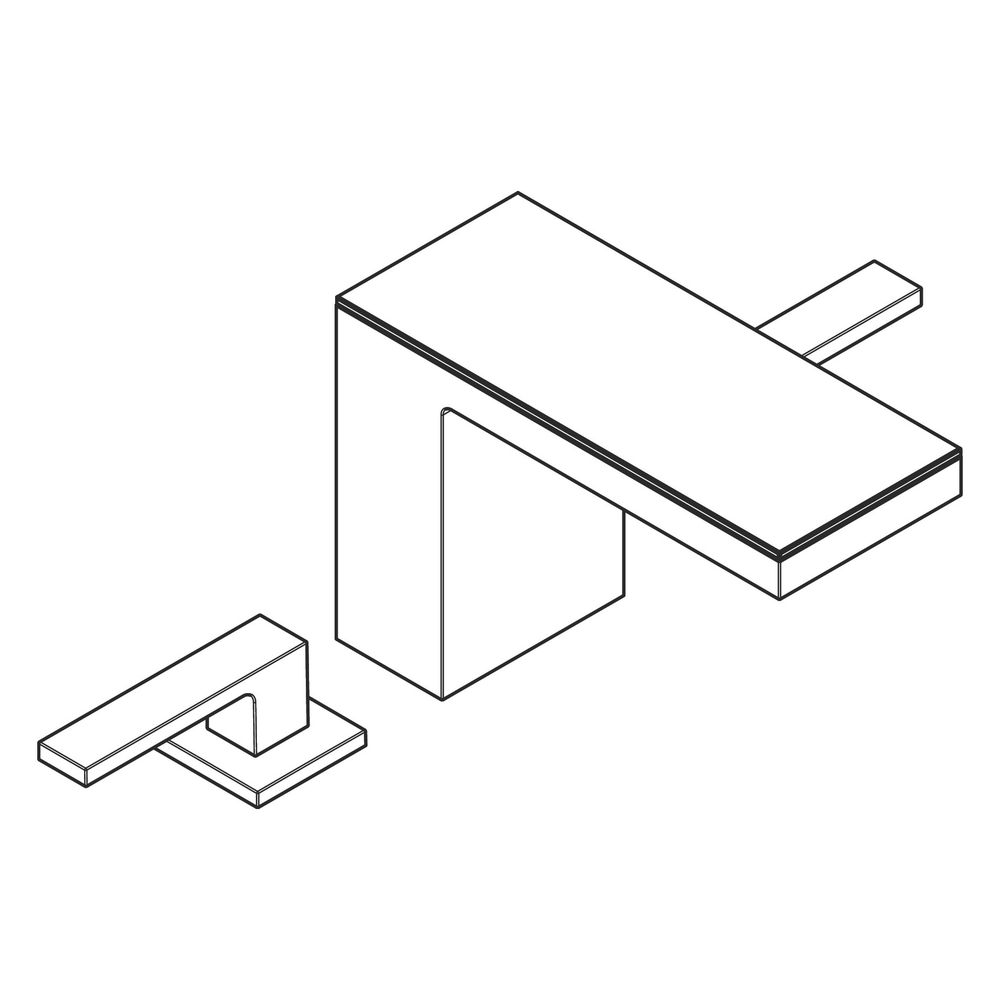 Hansgrohe AXOR MyEdition 3-Loch Waschtischarmatur 110mm, 5l/min, Push-Open Ablaufga... HANSGROHE-47070600 4059625450574 (Abb. 4)