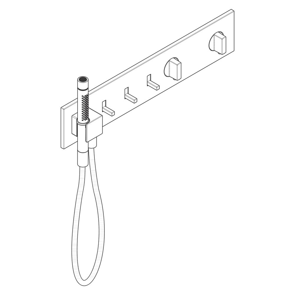 Hansgrohe AXOR ShowerComposition Thermostatmodul 540x110mm, Unterputz für 3 Verbrau... HANSGROHE-12572950 4059625500170 (Abb. 4)