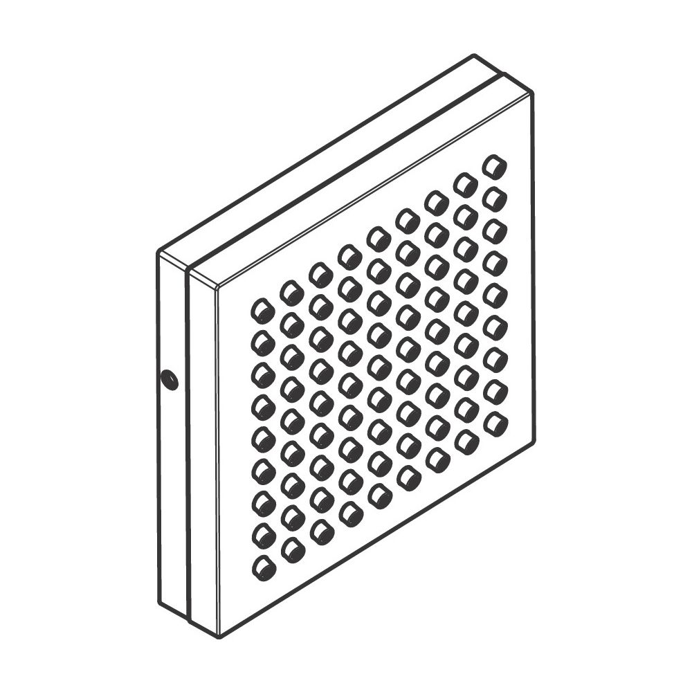 Hansgrohe AXOR ShowerComposition Schulterbrause, 6,8l/min, 110x110mm, 1jet, Edelsta... HANSGROHE-12596800 4059625499931 (Abb. 3)
