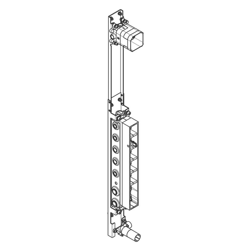 Hansgrohe AXOR ShowerComposition Grundkörper für Duschpaneel, 106-134mm Einbautiefe... HANSGROHE-12676180 4059625450178 (Abb. 3)