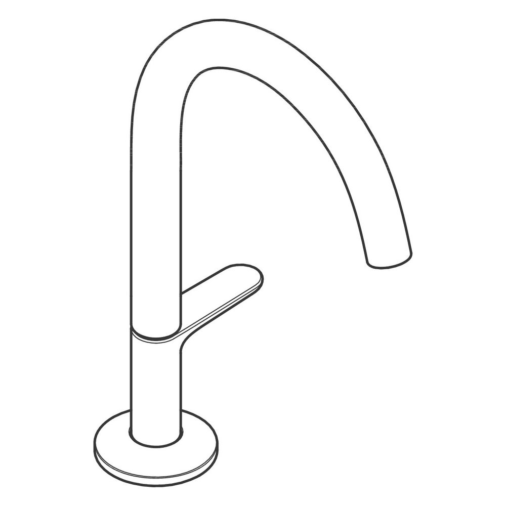 Hansgrohe AXOR One Waschtischmischer Select 170mm, 5l/min, Push-Open Ablaufgarnitur... HANSGROHE-48020000 4059625331545 (Abb. 5)