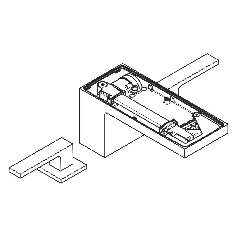 Hansgrohe AXOR MyEdition 3-Loch Waschtischarmatur 70mm, 5l/min, Push-Open Ablaufga... HANSGROHE-47052950 4059625203965 (Abb. 11)