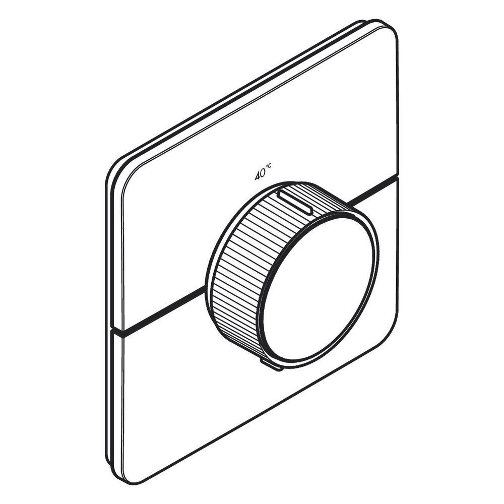 Hansgrohe AXOR ShowerSelect ID Thermostat HighFlow Unterputz, 27l/min, softsquare, ... HANSGROHE-36775800 4059625542934 (Abb. 8)