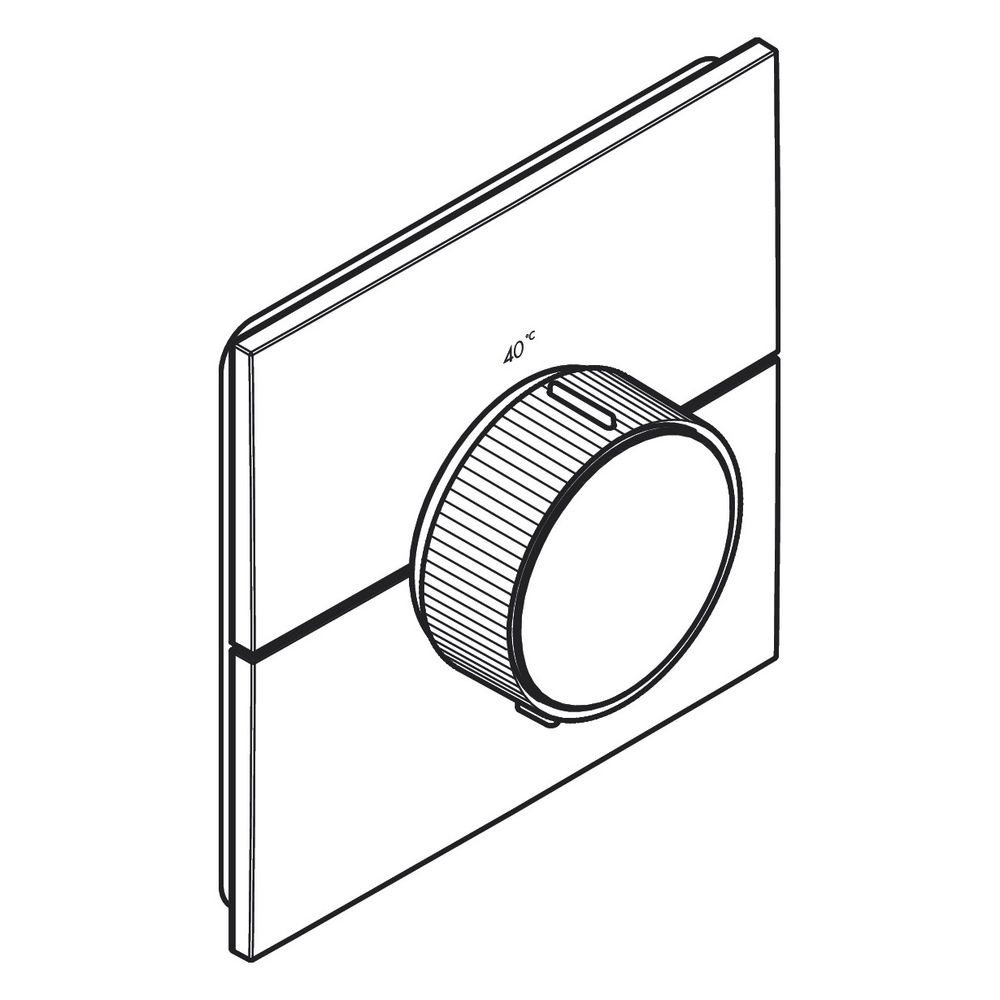 Hansgrohe AXOR ShowerSelect ID Thermostat HighFlow Unterputz, 27l/min, eckig, Polis... HANSGROHE-36774990 4059625553039 (Abb. 8)