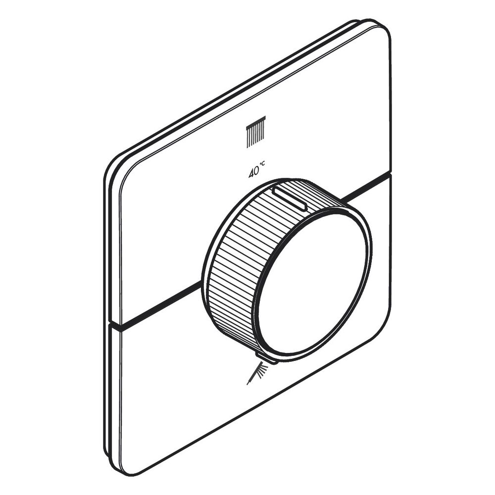 Hansgrohe AXOR ShowerSelect ID Thermostat Unterputz, 22,1l/min, softsquare für 2 Ve... HANSGROHE-36754330 4059625542385 (Abb. 9)