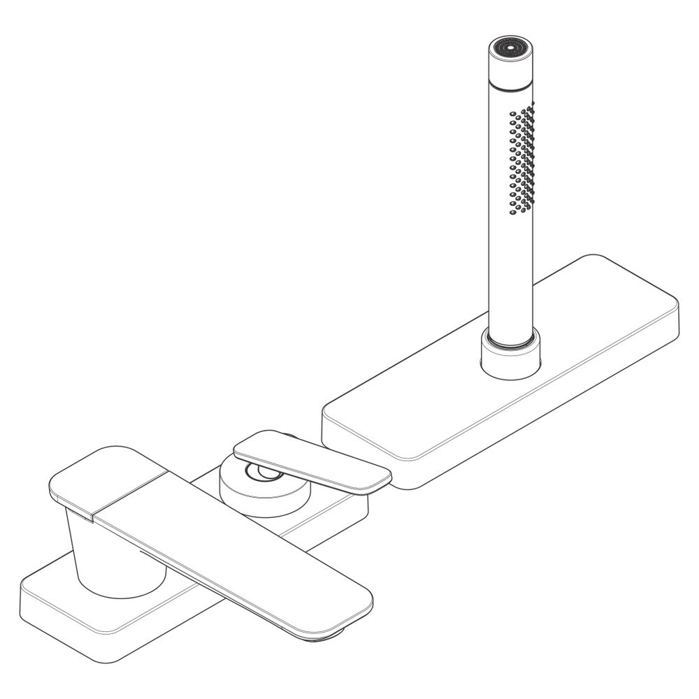 Hansgrohe AXOR Citterio C 3-Loch Einhebel-Wannenmischer, Wannenrandmontage, sBox, C... HANSGROHE-49431310 4059625573556 (Abb. 4)