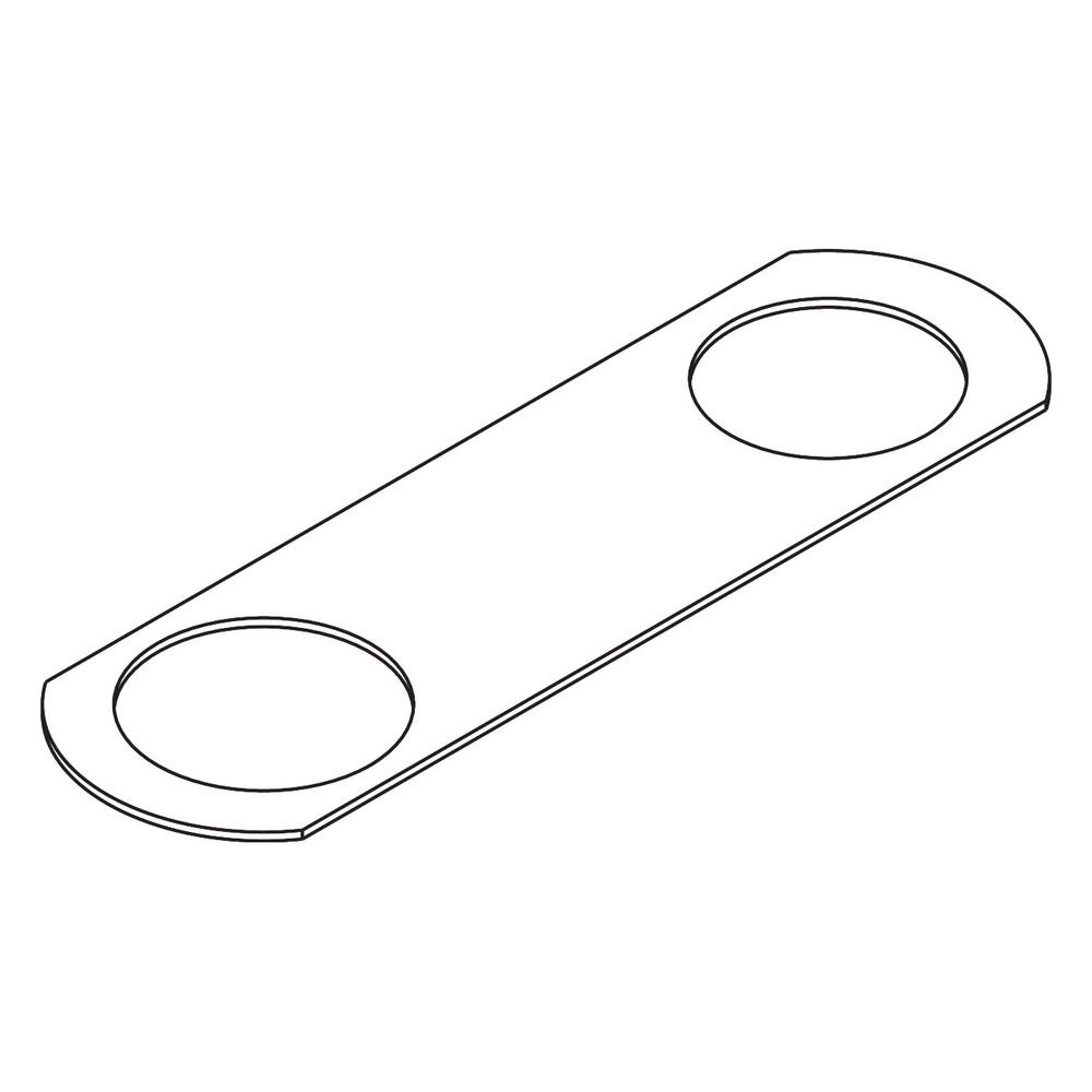 Hansgrohe AXOR Citterio C Montageplatte für 3-Loch Wannenmischer, Unterputzmontage,... HANSGROHE-49449000 4059625559413 (Abb. 3)