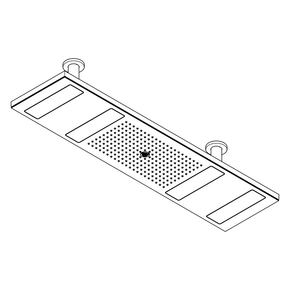 Hansgrohe AXOR ShowerSolutions ShowerHeaven, 21l/min, 1200x300mm, 4jet, Lichtmodul ... HANSGROHE-12427340 4059625584330 (Abb. 4)