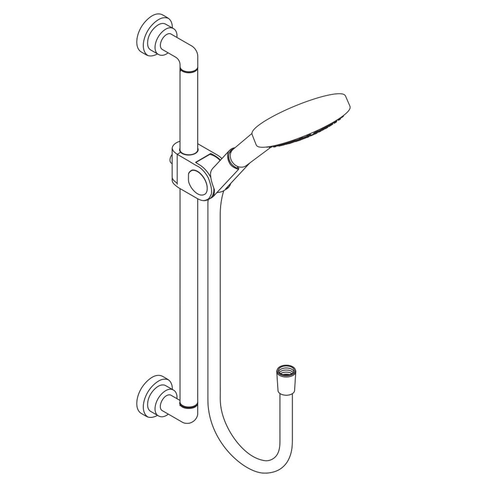 Hansgrohe AXOR Brausenset Citterio 900mm, Handbrause 120mm, 3jet, 15l/min, Brushed ... HANSGROHE-27991950 4011097895598 (Abb. 3)