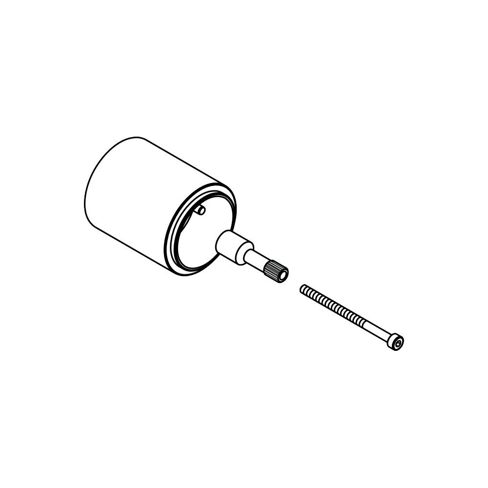 Hansgrohe AXOR ShowerSolutions Verlängerung Set 25mm für Thermostatmodul, Chrom... HANSGROHE-10790000 4011097625683 (Abb. 3)