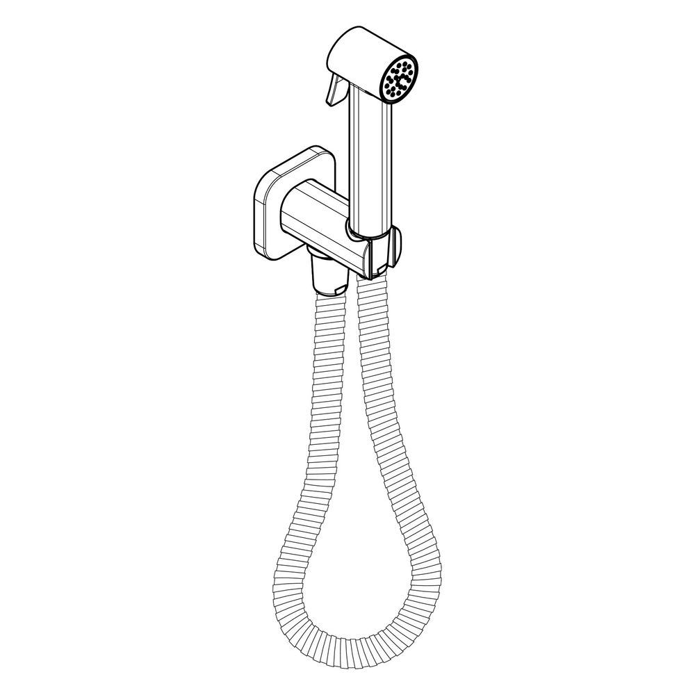 Hansgrohe AXOR Bidette Showers Handbrause 1jet softsquare für KW, Brausehalter, Bra... HANSGROHE-29241340 4059625756614 (Abb. 3)
