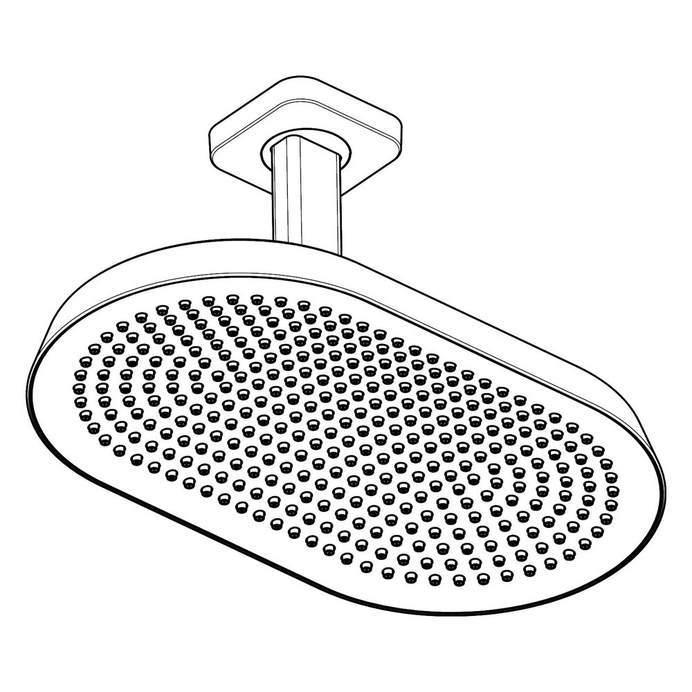 Hansgrohe AXOR ShowerSphere Kopfbrause, 6,6l/min, 370x220mm, 1jet, EcoSmart, Decken... HANSGROHE-39761820 4059625627730 (Abb. 4)