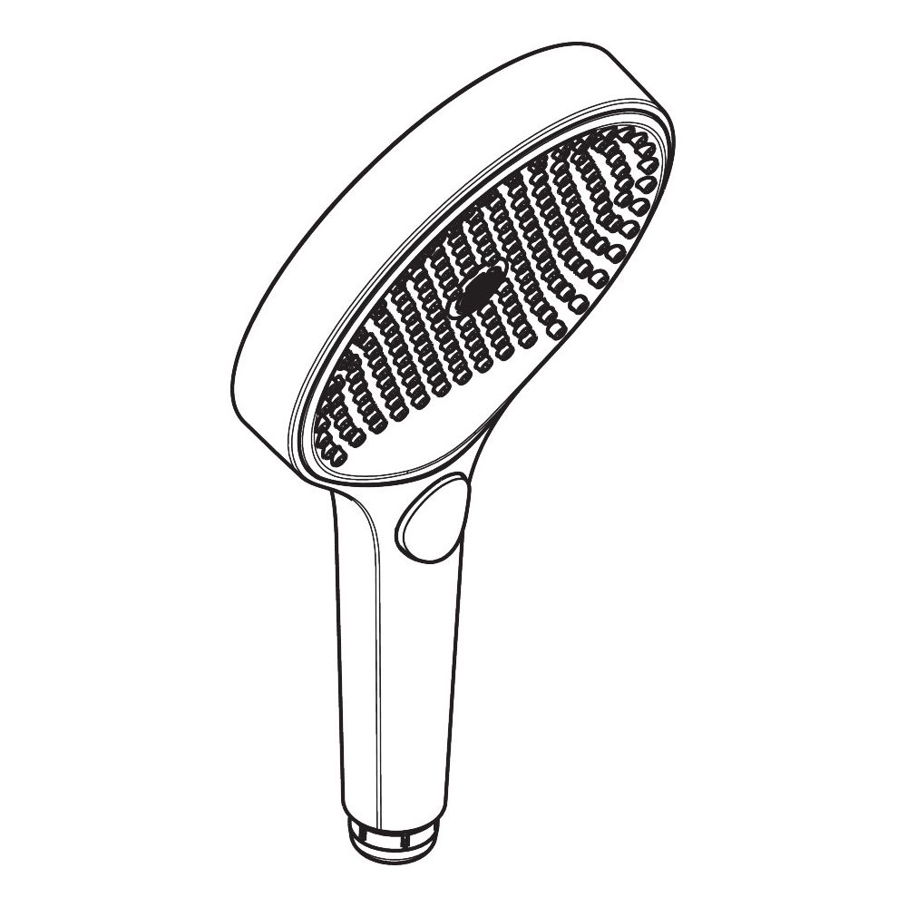 Hansgrohe AXOR ShowerSolutions Handbrause 130mm, 11,1l/min, 3jet, Brushed Black Chr... HANSGROHE-39772340 4059625757000 (Abb. 3)