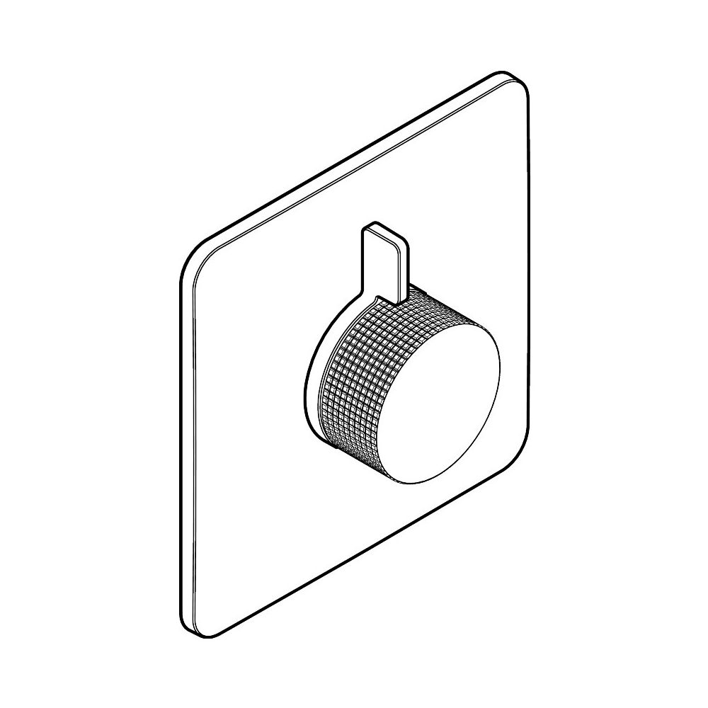 Hansgrohe AXOR Citterio C Mischer Unterputz für 2 Verbraucher, Cubic cut, Brushed B... HANSGROHE-49451340 4059625621004 (Abb. 3)