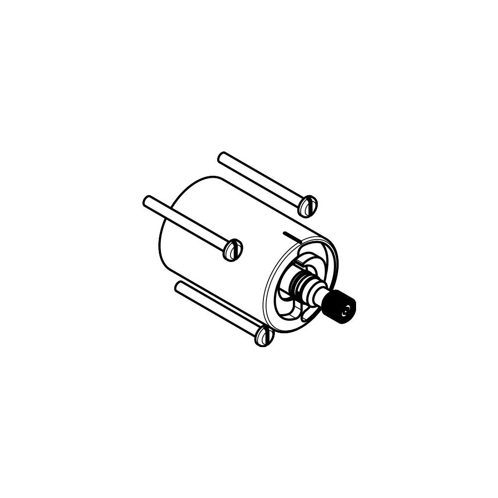 Hansgrohe AXOR Starck Organic Verlängerung Set 25mm, 48x48mm, Chrom... HANSGROHE-12790000 4011097712239 (Abb. 4)