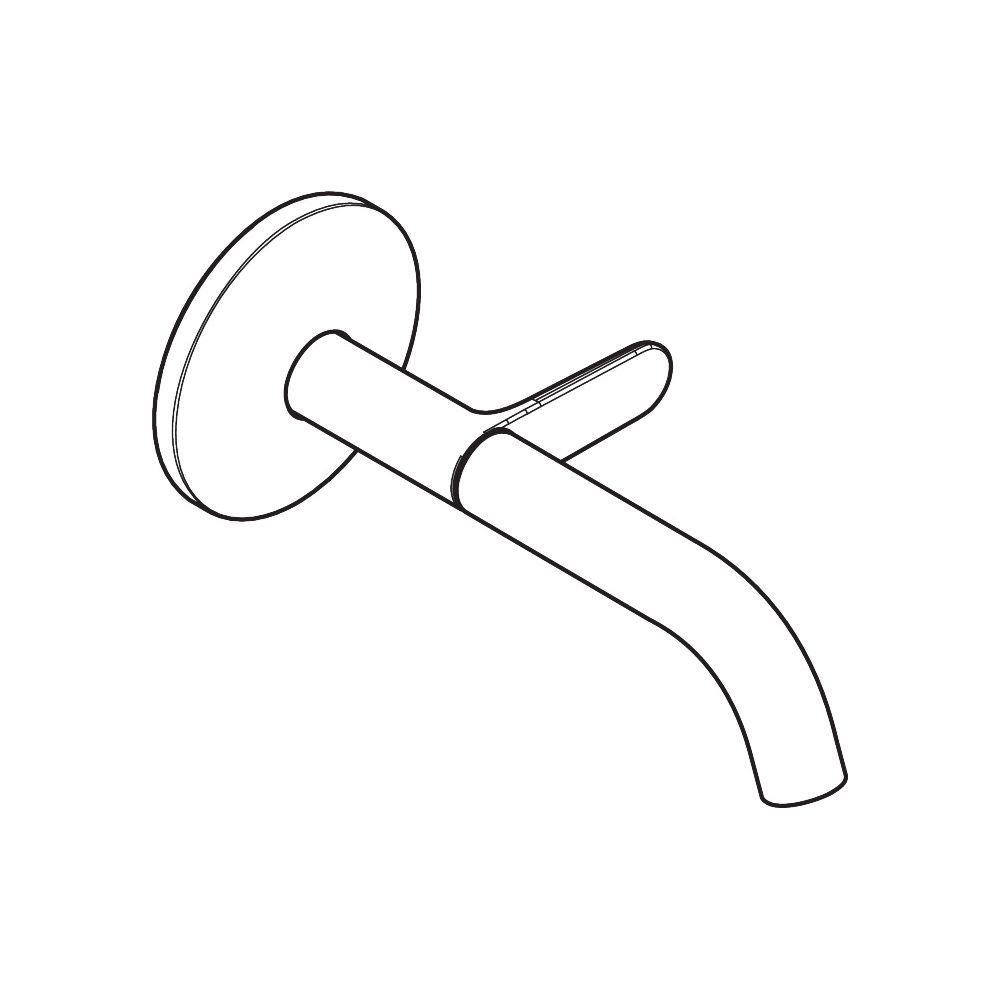 Hansgrohe AXOR One Waschtischmischer Unterputz für Wandmontage Select, Auslauf 160m... HANSGROHE-48180800 4059625746622 (Abb. 3)
