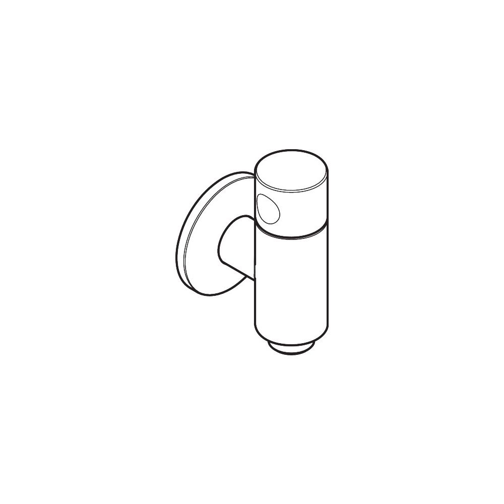 Hansgrohe AXOR One Wandanschluss Stop, Absperrventil, G1/2", 21,8l/min, Brushed Bra... HANSGROHE-48781950 4059625753507 (Abb. 3)