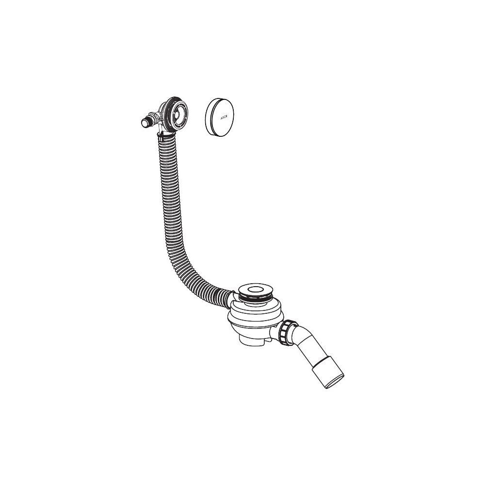 Hansgrohe AXOR Flexaplus Komplettset Ab-/Überlaufgarnitur für Badewanne, 36l/min, P... HANSGROHE-42541330 4059625748718 (Abb. 2)