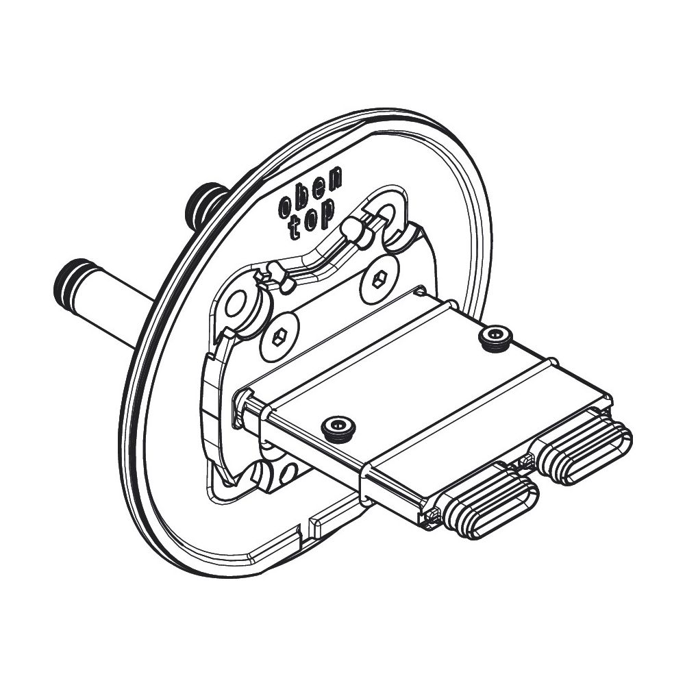 Hansgrohe AXOR Umrüstset Kopfbrause, Anschluss Mitte rechts, 93794000... HANSGROHE-93794000 4059625304686 (Abb. 2)
