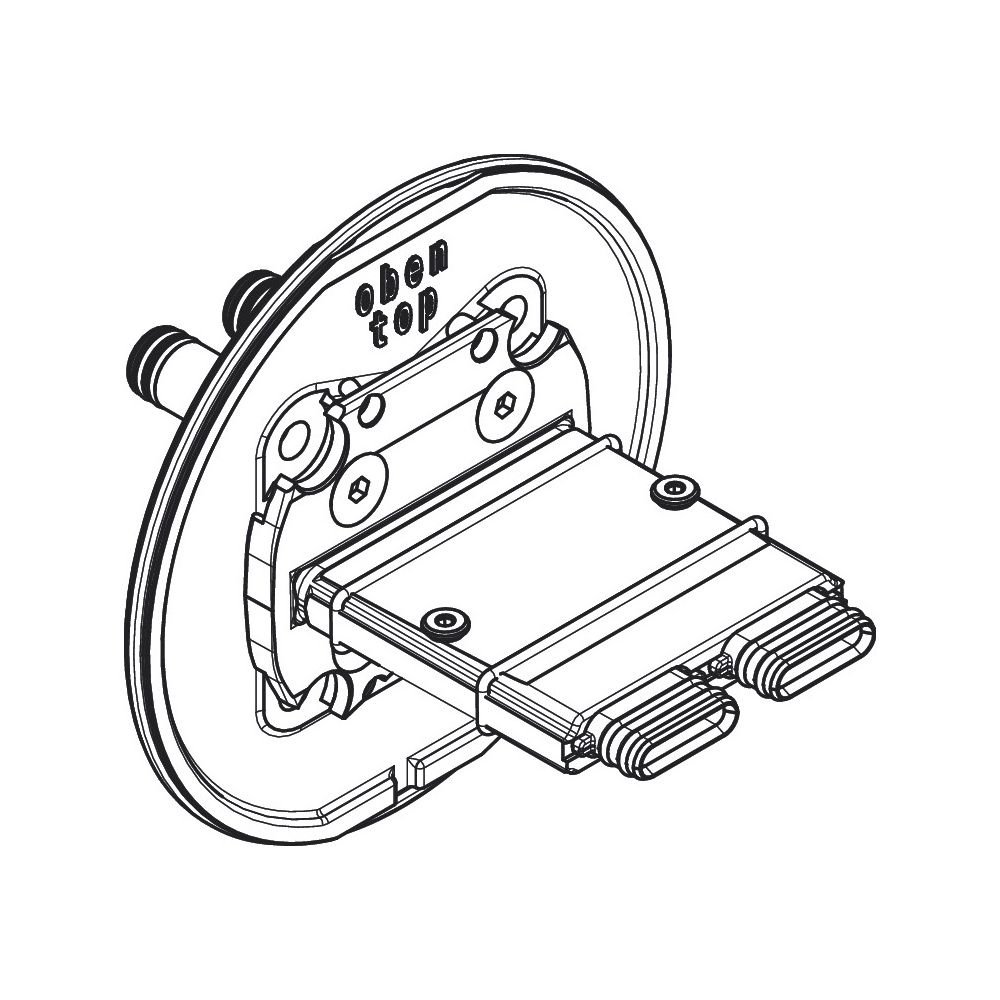 Hansgrohe AXOR Umrüstset Kopfbrause, Anschluss links auf rechts, 93795000... HANSGROHE-93795000 4059625304693 (Abb. 2)