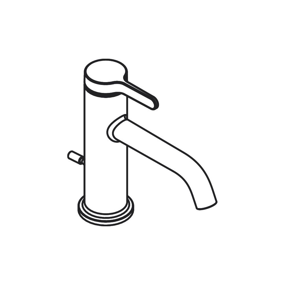 Hansgrohe AXOR One Einhebel-Waschtischmischer 70mm, 5l/min, Hebelgriff, Zugstangen-... HANSGROHE-48000330 4059625369265 (Abb. 3)